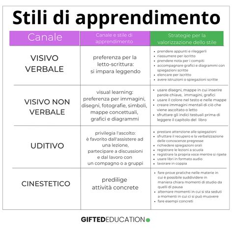 Infografica sulla metodologia English DNA di Morgan School, con i canali di apprendimento (visivo, uditivo, pratico)