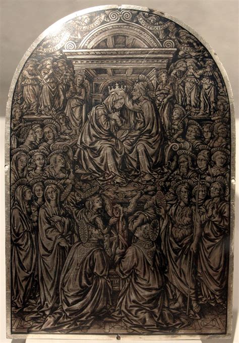 Maso Finiguerra, Incoronazione della Vergine, stampa su carta (niello print)