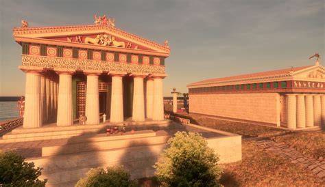 Ricostruzione del tempio dorico di Taranto
