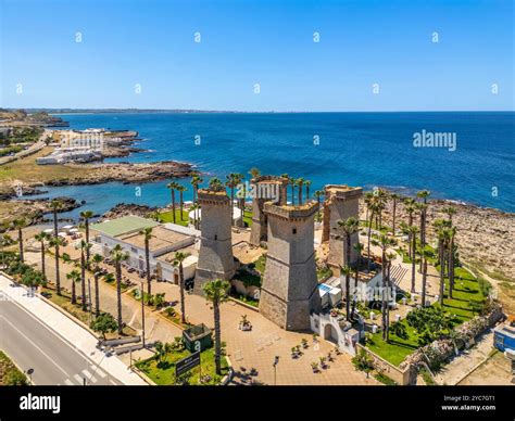 Vista panoramica delle Quattro Colonne a Santa Maria al Bagno