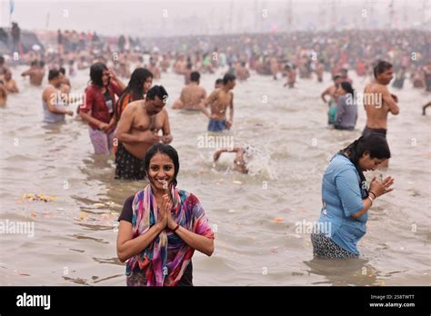 Raduno di pellegrini al Kumbh Mela