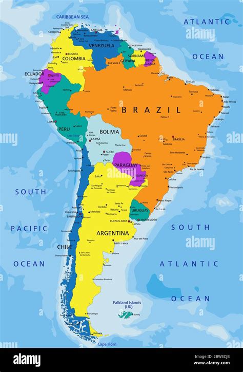 Mappa del Sud America che evidenzia le aree di maggiore disuguaglianza sociale