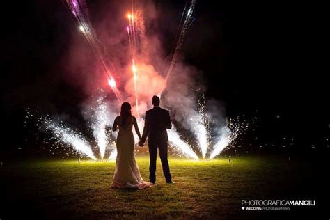 Fuochi d'artificio per matrimoni