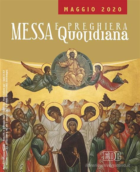 Copertina della rivista Messa e Preghiera Quotidiana con un'immagine suggestiva di preghiera