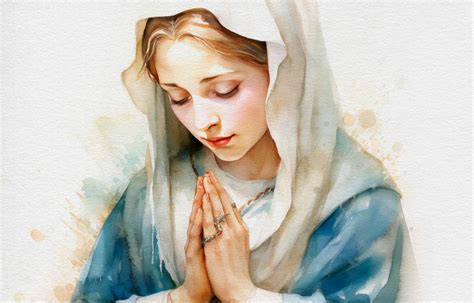 illustrazione della Vergine Maria Immacolata