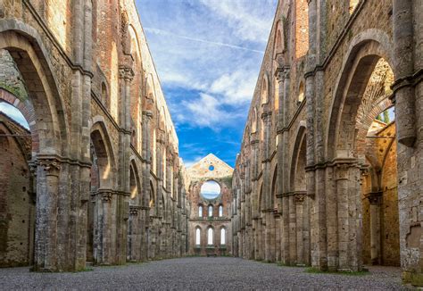 Schema architettura abbazia cistercense San Galgano