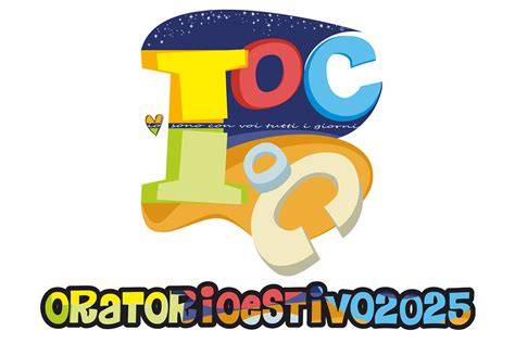 Illustrazione del logo dell'Oratorio Estivo 2025 con lo slogan