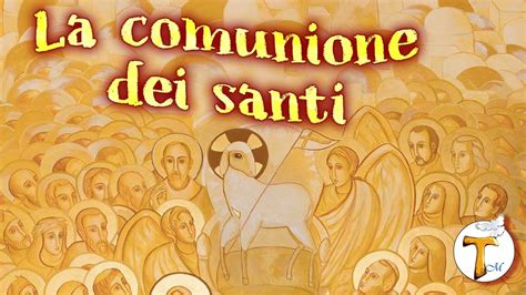 Rappresentazione della Comunione dei Santi, con figure terrene e celesti in armonia