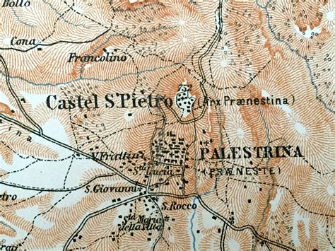 Mappa di Palestrina con indicazione del punto vendita Buffetti