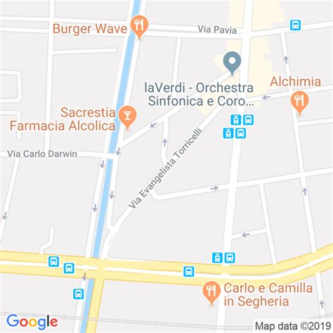 Mappa dell'area di Via Evangelista Torricelli a Prato