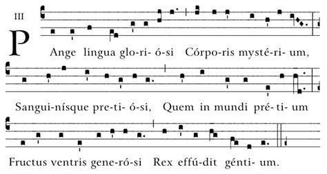Schema dei testi eucaristici principali di San Tommaso (Pange lingua, Lauda Sion, Adoro te devote)