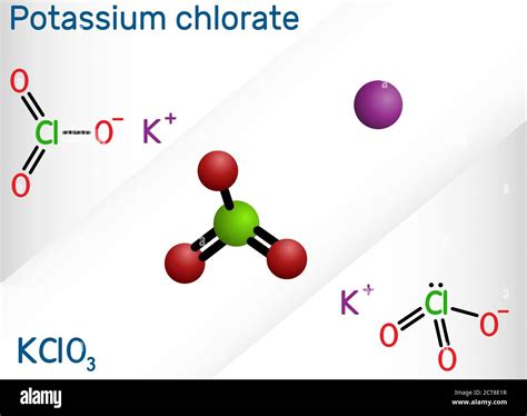 Schema tecnico della reazione chimica tra clorato di potassio e lattosio per la produzione di fumo bianco