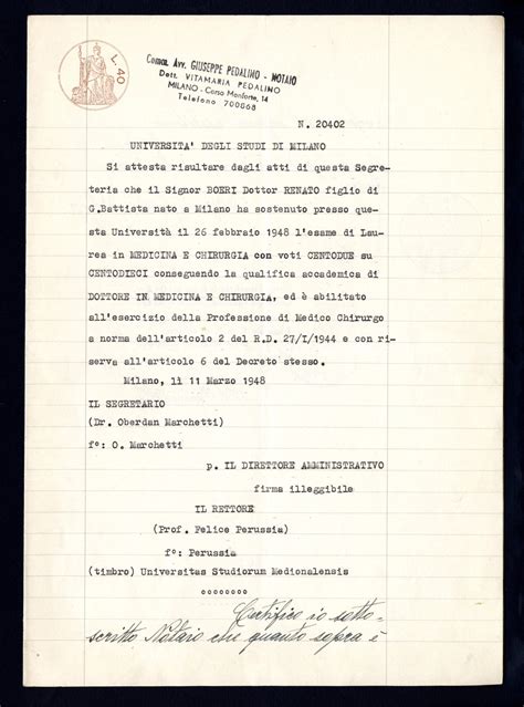 Documento d'archivio storico o genealogico