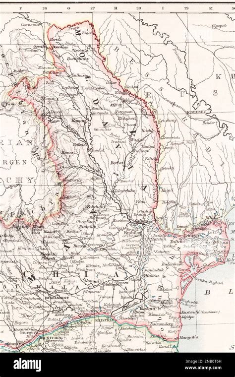 Mappa storica dell'area della Peucetia con evidenziazione dell'antico insediamento di Cannitium