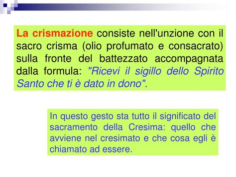 rappresentazione del gesto dell'unzione con il crisma sulla fronte