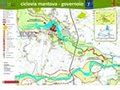 Mappa del territorio di Curtatone ed Eremo nel contesto del Parco del Mincio