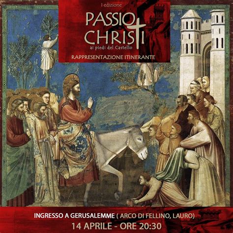 Rappresentazione artistica dell'ingresso di Gesù a Gerusalemme (iconografia classica)