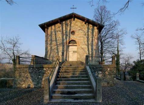 Mappa dell'area con l'ubicazione del Santuario della Madonna della Rocchetta