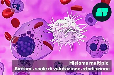 Infografica sulle patologie ematologiche o sul Mieloma Multiplo