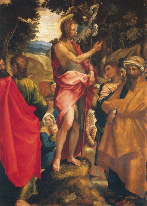 Rappresentazione iconografica di San Giovanni Battista nel deserto