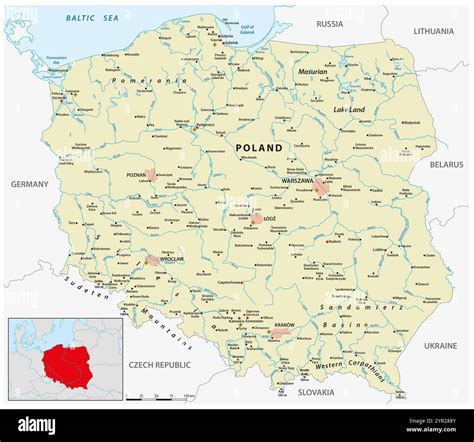 Mappa schematica della Polonia con l'indicazione delle città di Sokółka e Legnica come luoghi di interesse teologico e scientifico
