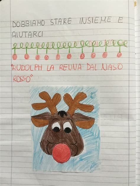 illustrazione di Rudolph la renna dal naso rosso