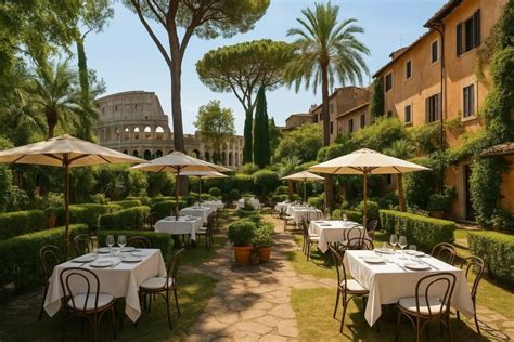 Foto dell'area esterna del garden bar o del giardino del ristorante