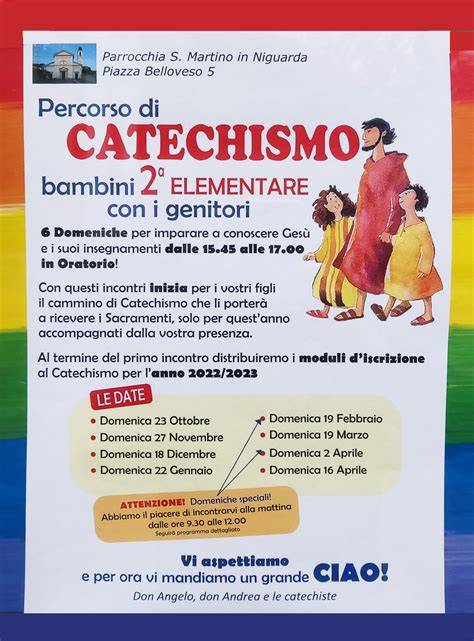 Infografica sulla relazione tra oratorio e catechismo
