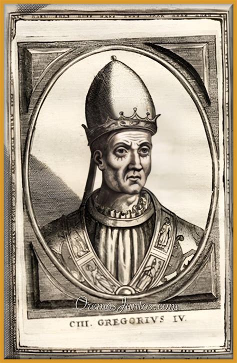 Illustrazione di Papa Gregorio IV