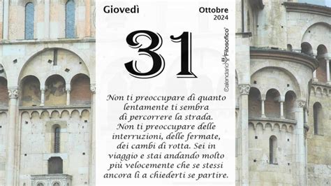 Foto di un calendario che evidenzia il 31 ottobre