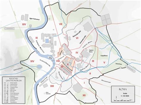 Mappa antica di Roma con i luoghi di pellegrinaggio giubilari (dettaglio)