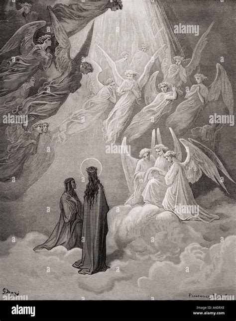 illustrazione di santi in paradiso