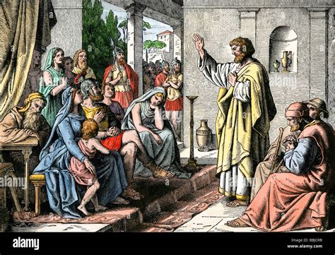 Pietro e Cornelio, illustrazione religiosa