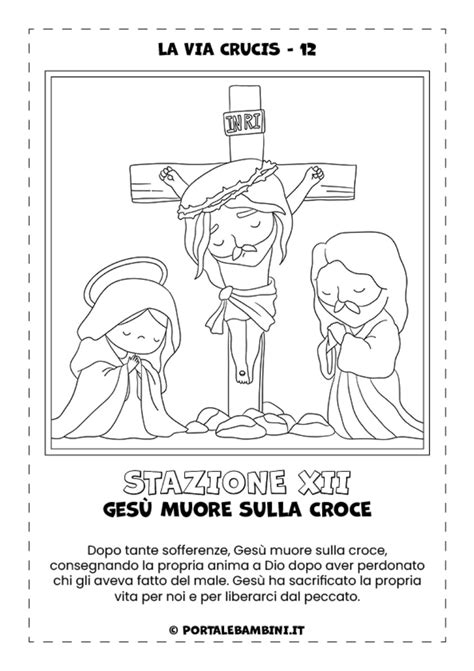 illustrazione simbolica della Via Crucis o della Croce