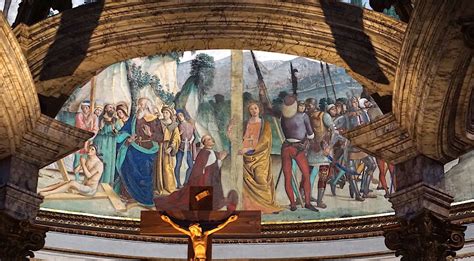 Affresco della scoperta della Vera Croce da parte di Sant'Elena