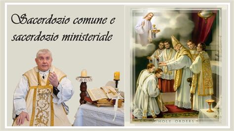 Infografica: relazione tra Sacerdozio comune e ministeriale nella Chiesa