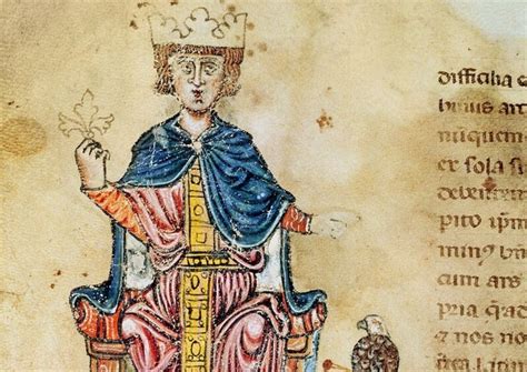 Rappresentazione della corte di Federico II in Sicilia con elementi misteriosi o simboli templari