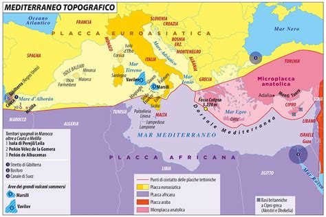 Mappa stilizzata del Mediterraneo con le tappe della ricerca (Roma, Istanbul, Cappadocia, Damasco)