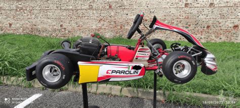 Foto di un kart Parolin Opportunity 60 Mini in gara