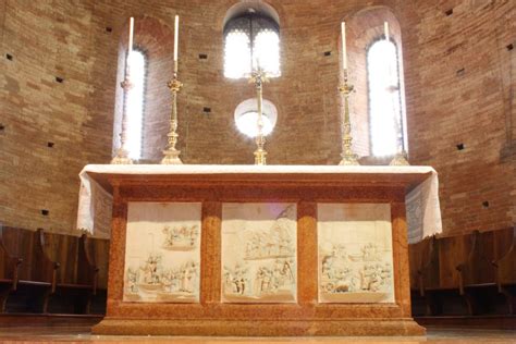 Reliquiario di San Silvestro Papa nell'altare maggiore dell'Abbazia di Nonantola