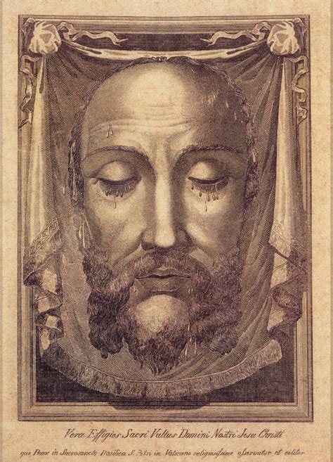 Disegno raffigurante la devozione al Volto Santo