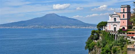 Panorama dal colle dell'Eremo di Vico Equense sul Golfo di Napoli