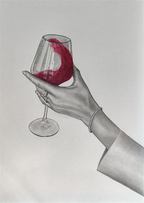 illustrazione di una mano che tiene un calice stilizzato del sangue di Cristo