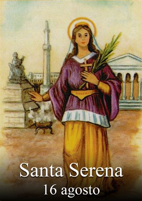 Raffigurazione artistica di Santa Serena martire