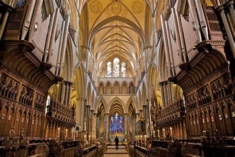 Foto interna della Cattedrale di Salisbury