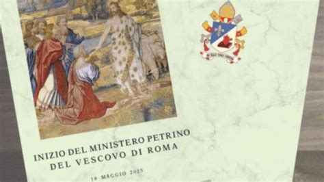 Illustrazione storica della Messa di inizio del ministero petrino