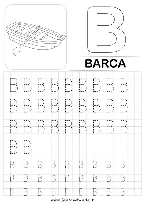 Infografica con schede di pregrafismo per lettere dell'alfabeto