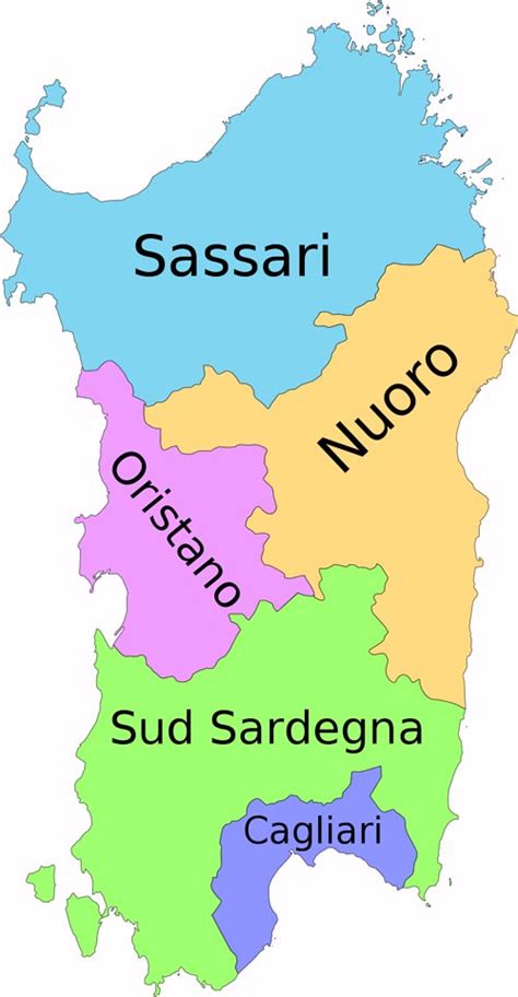 Mappa storica della Sardegna con evidenziata la regione di Ozieri e le antiche diocesi di Bisarcio e Castro