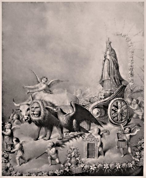 Disegno storico del carro processionale della Madonna Immacolata di Castellammare di Stabia del 1855