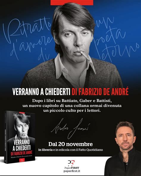 Ritratto di Fabrizio De André in un contesto che evoca la sua Genova e il mare